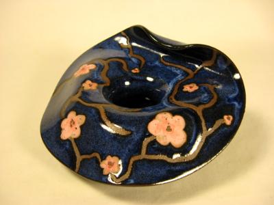 120630.L Wave/Apron Flower Vase with Cherry Blossoms 120630.L Wave/Apron Flower Vase with Cherry Blossoms