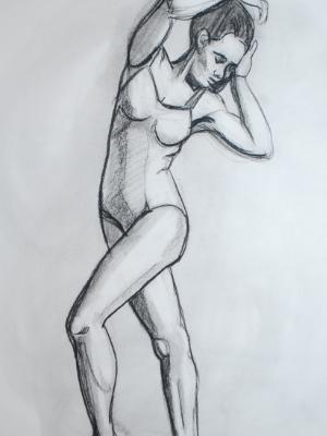 Standing Swimsuit Model Standing Swimsuit Model