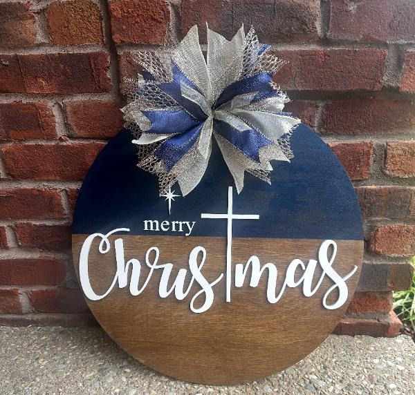 Christmas with cross