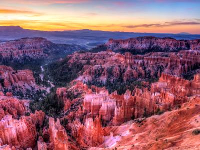 Soft Spring Pre-Dawn from Inspiration Point Soft Spring Pre-Dawn from Inspiration Point