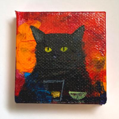 BLACK CAT WITH TEQUILA BLACK CAT WITH TEQUILA