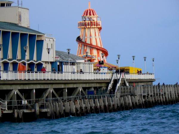 Bournemouth Pier in colour