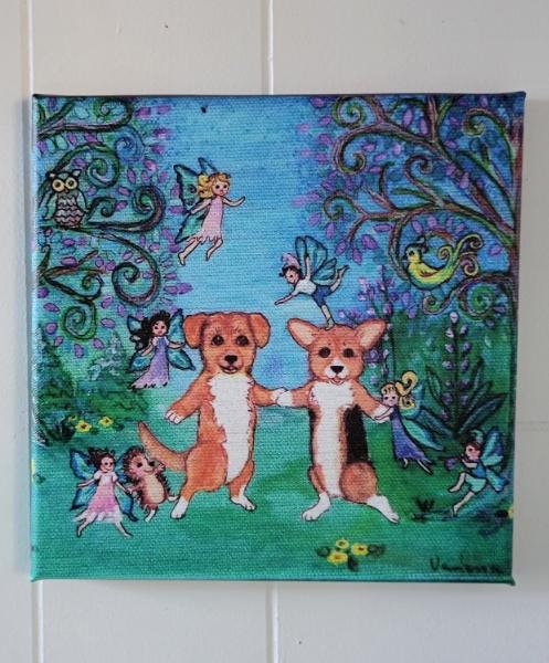 Enchanted Corgis 8x8