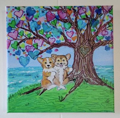Love tree 8x8 can be personalized 