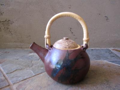 Raku Teapot