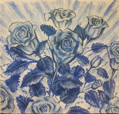Blue Rose Bush
