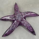 #01102623 Starfish purple with wall hanger 7.5'' $90.00