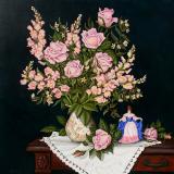 Snapdragons and Roses - ARTIST PRIVATE COLLECTION