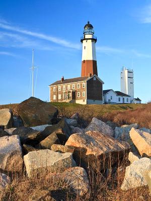 Montauk Light Boulders Montauk Light Boulders
