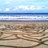 large scale sand mandala