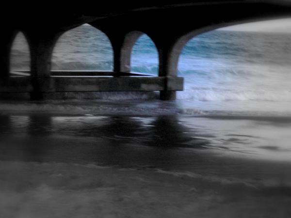 Beneath Bournemouth Pier