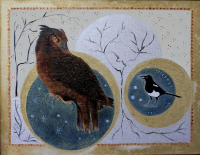 Owl and Magpie Owl and Magpie