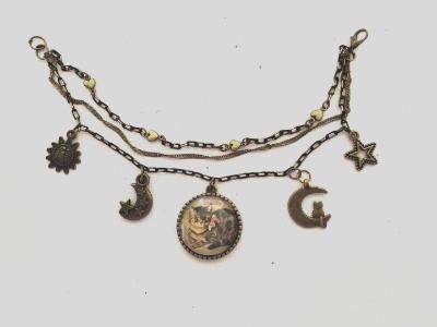 Vintage Kitty with Tree of Life medallion Vintage Kitty with Tree of Life medallion