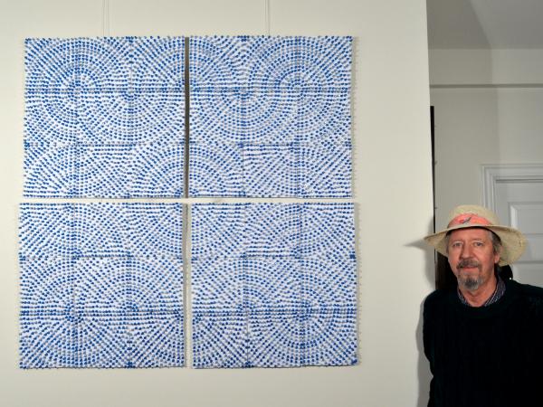 Blue Maze Panels