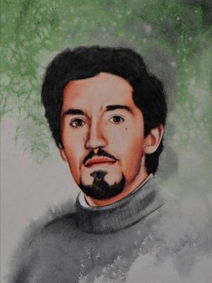 Custom portrait of a man, 38cm x 28cm, 2021 Custom portrait of a man, 38cm x 28cm, 2021