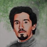 Custom portrait of a man, 38cm x 28cm, 2021