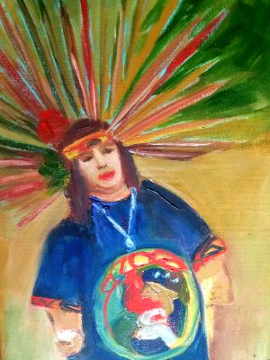 Taos Aztec Lady