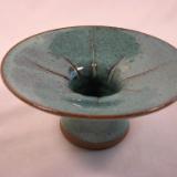 120623.G Flower Vase with Rays Design