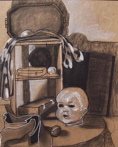 Still Life with Doll's Head