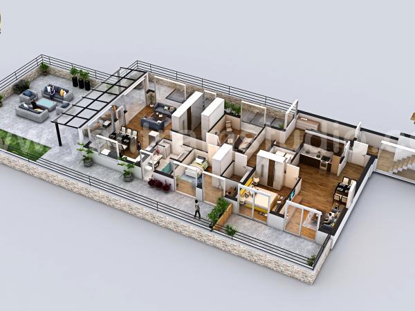 Best 3D Home Floor Plan Design by Yantram 3D Floor Plan Designer, Holladay –Utah