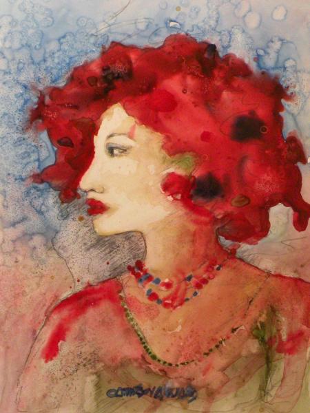 Redhead (watercolor)