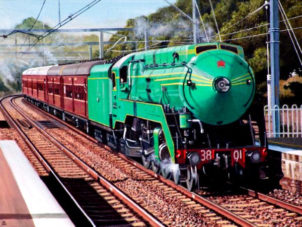 Locomotive 3801 at Banksia