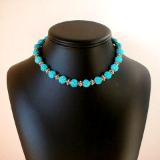 Carved Turquoise Necklace