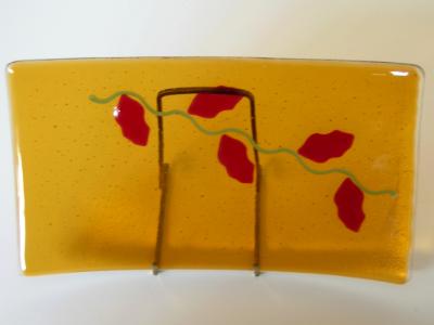 Coral leaf plate Coral leaf plate