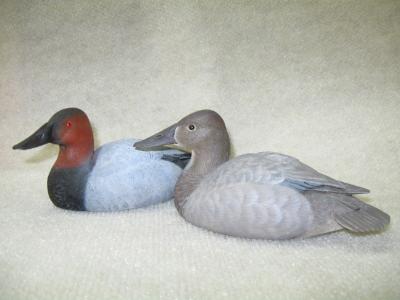 Pair Half size Canvasbacks - sold separately Pair Half size Canvasbacks - sold separately
