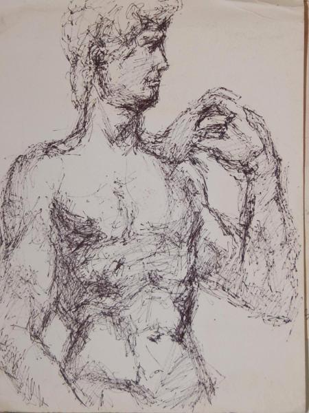 U6 Male Torso Sketch