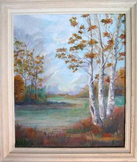 "Birches in Autumn"