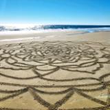 large scale sand mandala