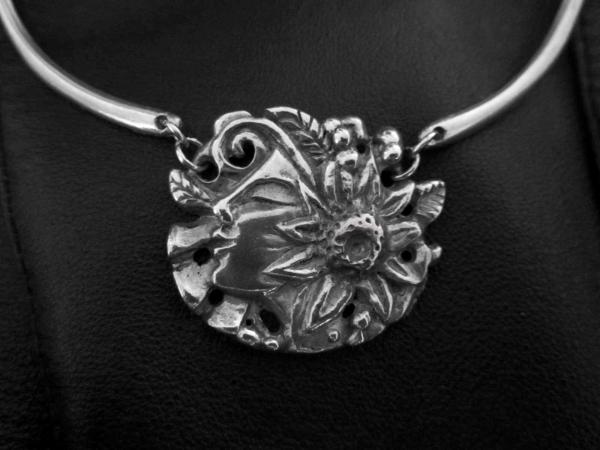 Flower Girl necklace choker Art Nouveau fantasy style necklace