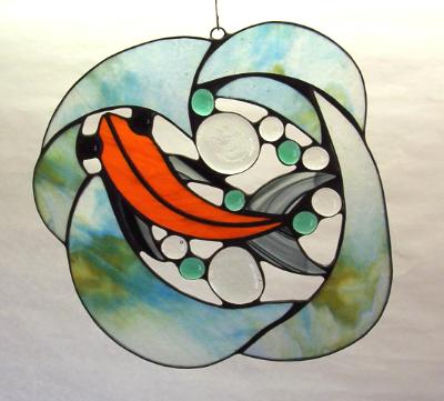 Small Koi Pond Abstract Small Koi Pond Abstract