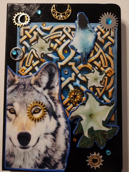 Moon Flower, journal 8x6