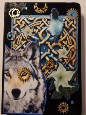 Moon Flower, journal 8x6