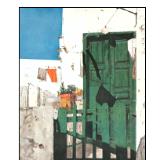 green door