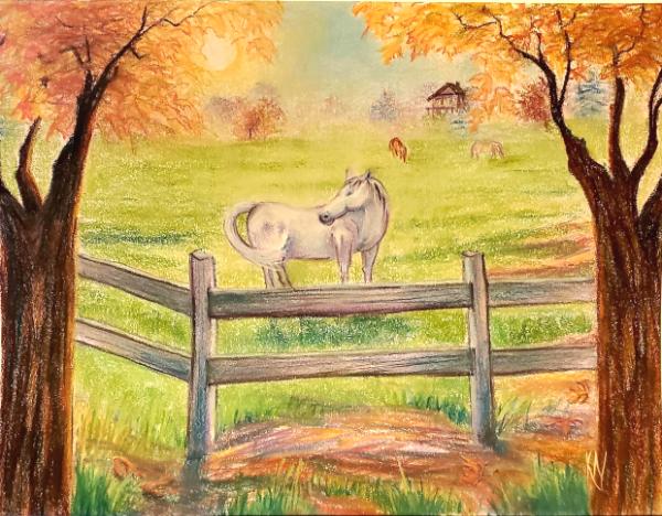 Horses in Autumn