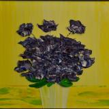 A Violet Morning 20 x 24 Acrylic on Canvas board Embellished prints available 