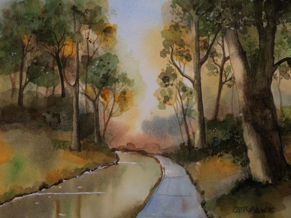 Down by the River (watercolor)