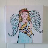Angel among us 8x8 can be personalized 