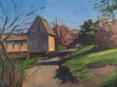 March Rope Shed 12x16" oil March Rope Shed 12x16" oil