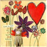 4x4 inch Acrylic Whimsical Kitty