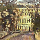 Sydney Place 6x8 ins, oils