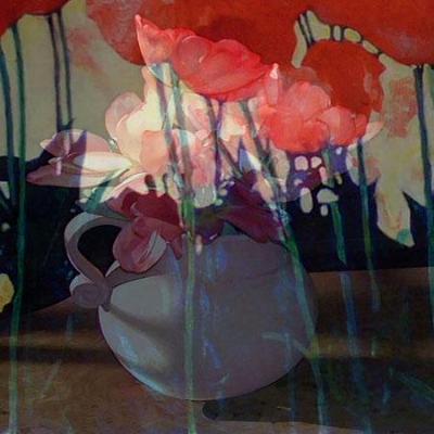 flowers w/pitcher flowers w/pitcher