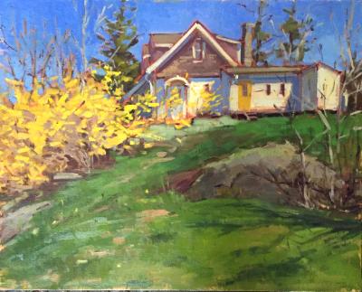 Winter in Spring 16x20" oil sold Winter in Spring 16x20" oil sold