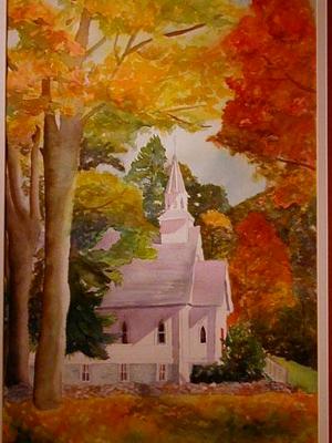 Fall Blessings ~ Watercolor ~ Sold