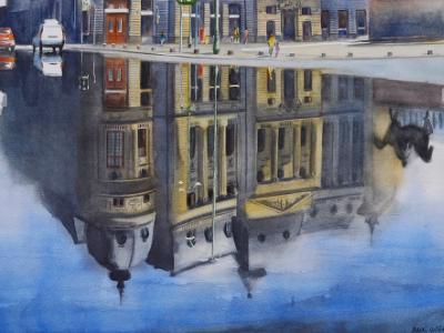 ATENUL ROMAN - Bucharest, 35cm x 50cm, 2019 ATENUL ROMAN - Bucharest, 35cm x 50cm, 2019