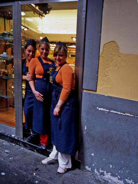Bakery girls, Pompei, Sicily