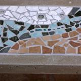 Concrete bench